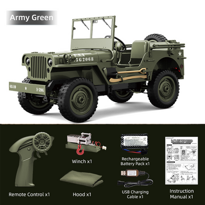 JJRC C8815 / 1/10 Scale 4WD RC Fun Car Willys Model