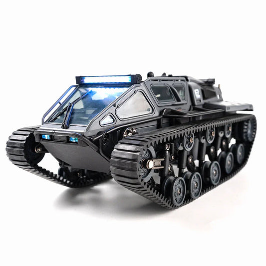JJRC C8812 1:18 Full Scale Remote Control Tank, Tracked Off‑Road Vehicle with LED Lights, 2.4G RC, 8 km/h, 60 m Range