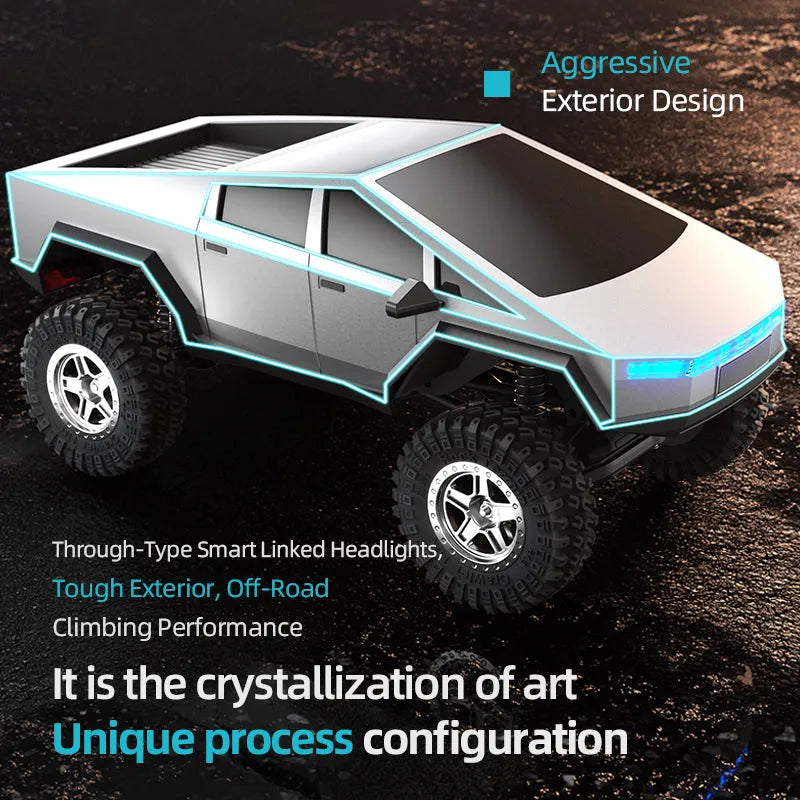 JJRC C8818 RC Crawler Car - 1/18 Scale Full Proportional Cyber Shell 4 WD Off-Road Vehicle