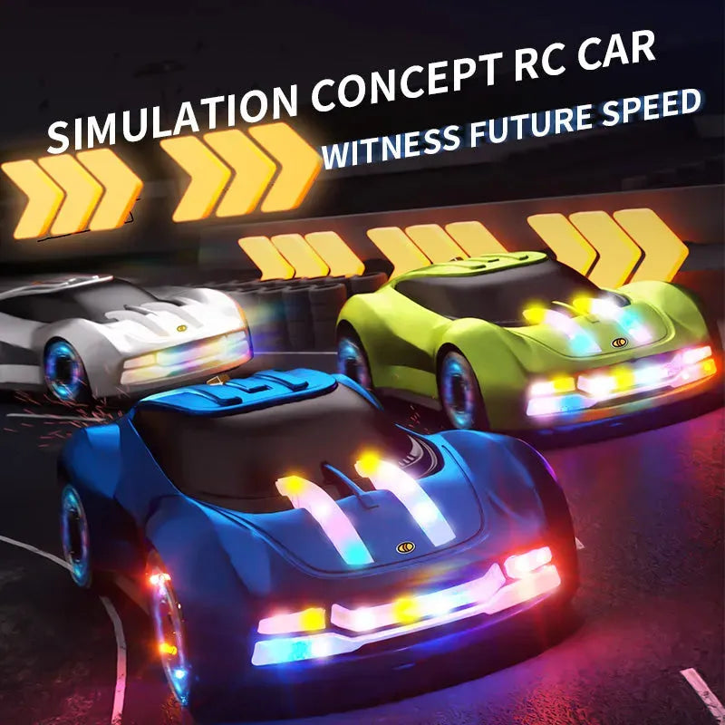 JJRC Q206 RC Car - Futuristic Concept Car RC 2.4G RTR LED + Music Play, Model A
