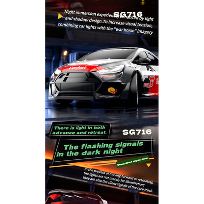 ZLL SG716 PRO 1:24 Scale 4 Wheel Drive 2.4GHz RC Car 20KM/H High Speed Pulling Drift Remote Control Car