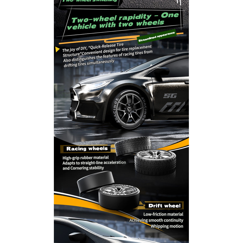 ZLL SG716 PRO 1:24 Scale 4 Wheel Drive 2.4GHz RC Car 20KM/H High Speed Pulling Drift Remote Control Car