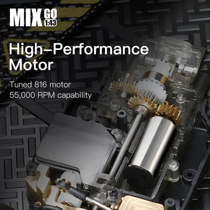 Sniclo SNT MIX GO MG058 1/43 4WD Drift RC Car – Gyro Ready, 55,000RPM Motor (RTR / FPV Combo)